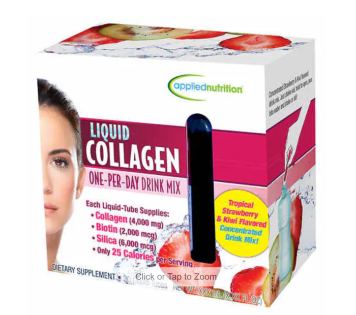 Applied Nutrition Liquid Collagen Drink Mix 4000 mg., 30 Tubes