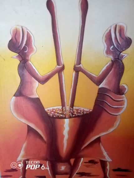 African Painting from Cote Cote d'Ivoire